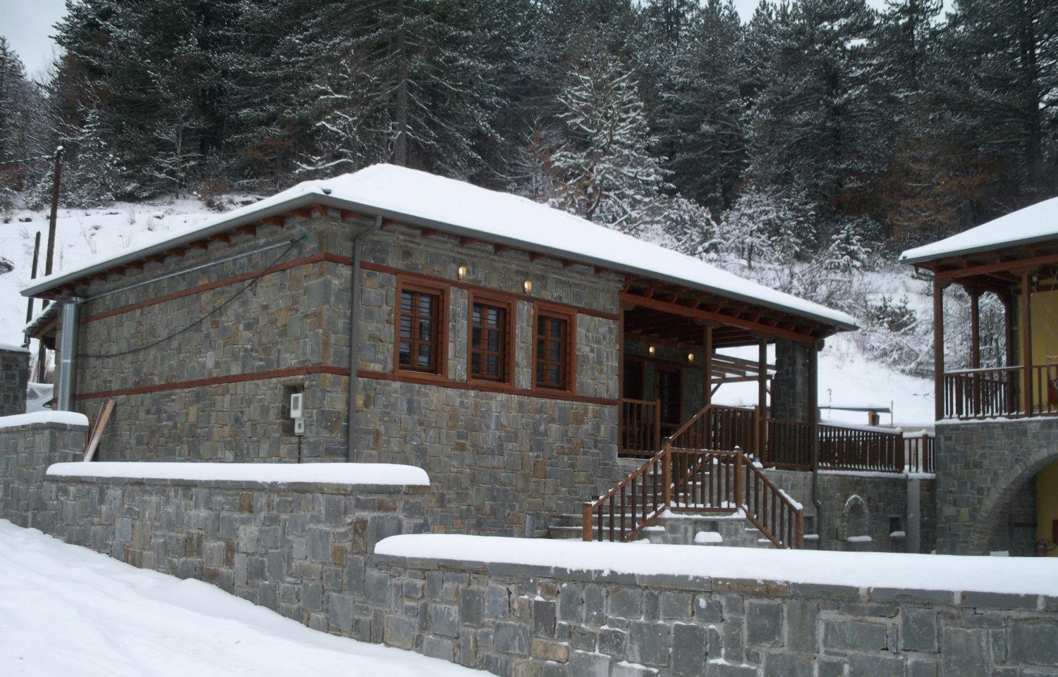 Kerasies Guesthouse Vovousa Bagian luar foto